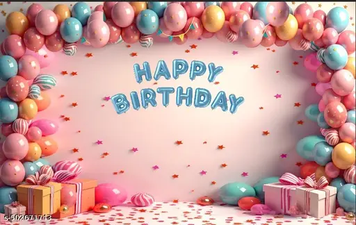 birthday party backdrop
